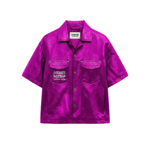เสื้อแจ็คเก็ตหนัง PU ปี 2026 แบบสั่งทำพิเศษ OEM/ODM พร้อมโลโก้ พิมพ์ลายกราฟิก กันน้ำ ระบายอากาศได้ดี มีฮู้ด แขนยาว ไซส์ใหญ่ ปิดด้วยซิป - Product Image 2