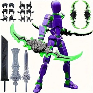 Figura de Acción Personalizada 3D Meetcera Brand Lucky 13 con Materiales de Resina y Nylon, Muñeco Coleccionable Titan Altamente Detallado - Product Image 2