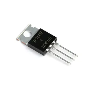 Bd808 sptech bipolaire transistor bd808 spot audio power transistor bd808 Transistor Audio to-220c paquet