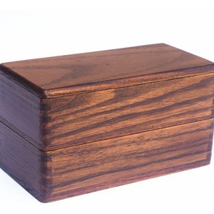 Camphor Wood Bento <b>Box</b> Rectangle Double Layer 501-800Ml Reusable <b>Lunch</b> <b>Box</b> With Wooden Lid Adult Use - Product Image 4