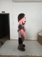 Nouveaux costumes de mascotte en peluche pour adultes, thème Noël, pour spectacles en direct unisexes