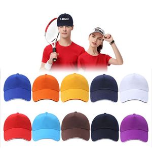 Set de Regalo Promocional, Gorra con Logotipo Personalizado, Gorra de Béisbol Deportiva de Algodón Blanca de 6 Paneles Curvos para Negocios - Product Image 2