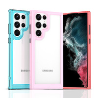Pour Samsung Galaxy S24 S23 Ultra étui en Silicone transparent antichoc TPU housse de protection pour Samsung S25 S24 FE Ultra Plus S22 étui