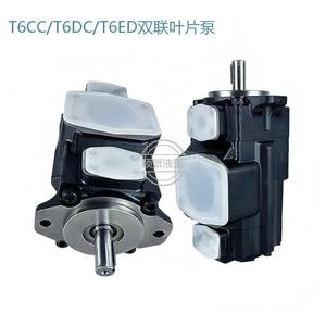 Pompe hydraulique marine à double palette Shunjin T6CC T6DC T6ED, pompe de surpression à arbre droit, débit quantitatif - Product Image 4