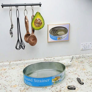 6 टिकाऊ स्टेनलेस स्टील के आटे का सेट घरेलू बेकिंग कोनर्स और स्ट्रेनर्स धातु सामग्री - Product Image 6