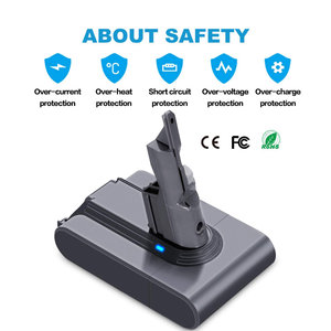 Batterie de remplacement 21,6V 25,2V 22,2V pour aspirateur Dyson V6 V7 V8 V10 <span class=keywords><strong>V11</strong></span> V12 DC31 DC34 DC45 DC56 DC58 DC62 DC72 SV06 <span class=keywords><strong>SV14</strong></span> - Product Image 3