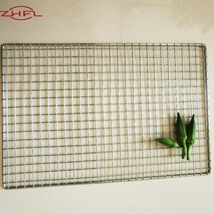 ถาดย่างสเตนเลสสตีล 304 เกรดอาหาร ตะแกรงบาร์บีคิวแบบลวด ไม่ติดกระทะ สำหรับย่างไก่กลางแจ้ง - Product Image 6