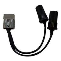 Cable de Extensión de 16 AWG con Conector para Encendedor de Cigarrillos, Adaptador para Estación de Energía Portátil y Panel Solar