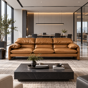 Canapé 3 places de luxe moderne, canapé rembourré sur mesure, mobilier contemporain pour salon, maison, villa - Product Image 3