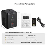 Machine à effets de scintillement mini 350W facile à utiliser, avec télécommande, pour spectacles, fêtes, mariages et DJ.