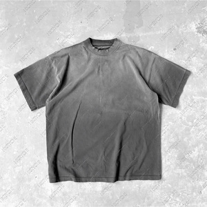 เสื้อยืดครอปของผู้ชายทรงโอเวอร์ไซส์ทรงครอปผ้าฝ้าย100% พิมพ์ลายสัตว์แนววินเทจไซส์ใหญ่พิเศษพอดีตัว - Product Image 1