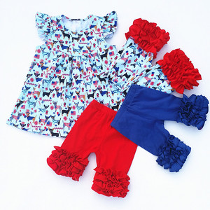 Robe à volants et perles pour filles, vêtements pour filles de boutique, prix de gros, ensemble d'été - Product Image 2
