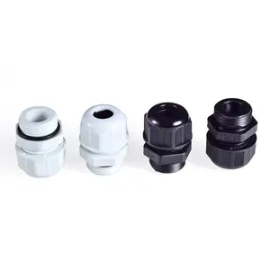 OEM electric cable gland plastic black grey JDD cable joint conduit connector for light fittings