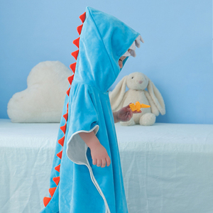 Vente chaude bambou bébé <span class=keywords><strong>bain</strong></span> serviette <span class=keywords><strong>de</strong></span> plage dessin animé <span class=keywords><strong>dinosaure</strong></span> bébé enfant en bas âge à capuche enfants serviette <span class=keywords><strong>Poncho</strong></span> - Product Image 2