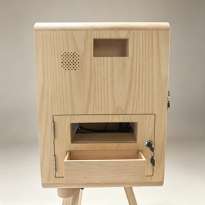 Photomaton modulaire en bois rétro tout-en-un, compatible avec DSLR DNP DS620 DNP <span class=keywords><strong>QW410</strong></span>, kiosque à selfies pour les mariages, les fêtes et les événements - Product Image 3