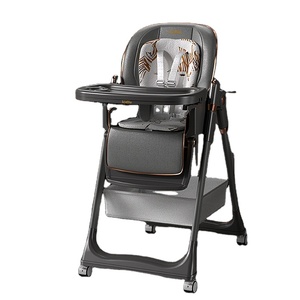 Kidilo Juego de sillas de mesa de comedor multifuncional para niños para uso doméstico La silla alta para bebés puede sentarse o acostarse para comer en la Mesa - Product Image 1