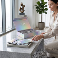 Coffret Cadeau Magnétique Holographique Édition Limitée Noël pour les Fêtes