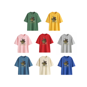 เสื้อยืดพิมพ์ลายสกรีนสกรีนสำหรับผู้ชายเสื้อโอเวอร์ไซส์ผ้าฝ้าย100% สำหรับผู้ชายเสื้อโอเวอร์ไซส์ออกแบบโลโก้ได้ตามต้องการ - Product Image 2