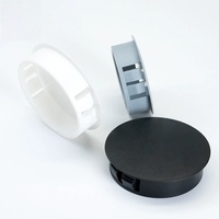 Bouchon de câble rond en nylon ignifuge à clipser, étanche IP68 pour applications industrielles