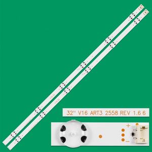 HX-NO.561 32'' V16 ART3 2558 REV 1.7 6 6916L-2558A Bande lumineuse LED pour téléviseur 32 pouces, barre de rétroéclairage LED pour téléviseur LC320DUE FJ M1 LG 32LH604V-ZB - Product Image 2