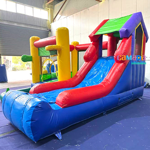 Castillo Inflable para Fiestas, Brincolín, Casa de Brinco, Tobogán Inflable de PVC para Exteriores - Product Image 5