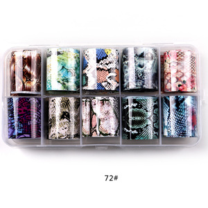 TSZS piel de <span class=keywords><strong>Animal</strong></span> arte de <span class=keywords><strong>uñas</strong></span> transferencia de papel de calcomanías de estampado de leopardo Tigre La <span class=keywords><strong>serpiente</strong></span> patrón de la piel la escala de peces <span class=keywords><strong>uñas</strong></span> Kit de decoración - Product Image 5