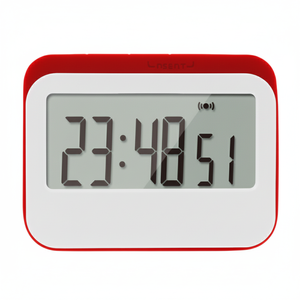 Minuteur de cuisine numérique intelligent avec écran LCD, commande tactile, en plastique, carré, facile à utiliser, compte à rebours, horloge décorative de table - Product Image 1