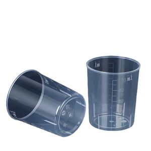 कस्टम लोगो रसोई पुनः प्रयोज्य pp मोटी एकल दीवार बियर मापने कप स्नातक बीकर पारदर्शी 100 एमएल - Product Image 1