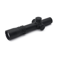 Lunette de tir Holy Warrior NF HWO-NXS 1-4x24mm LPVO SFP en aluminium à 3 fentes avec tube de 30 mm, marquages originaux complets pour la chasse