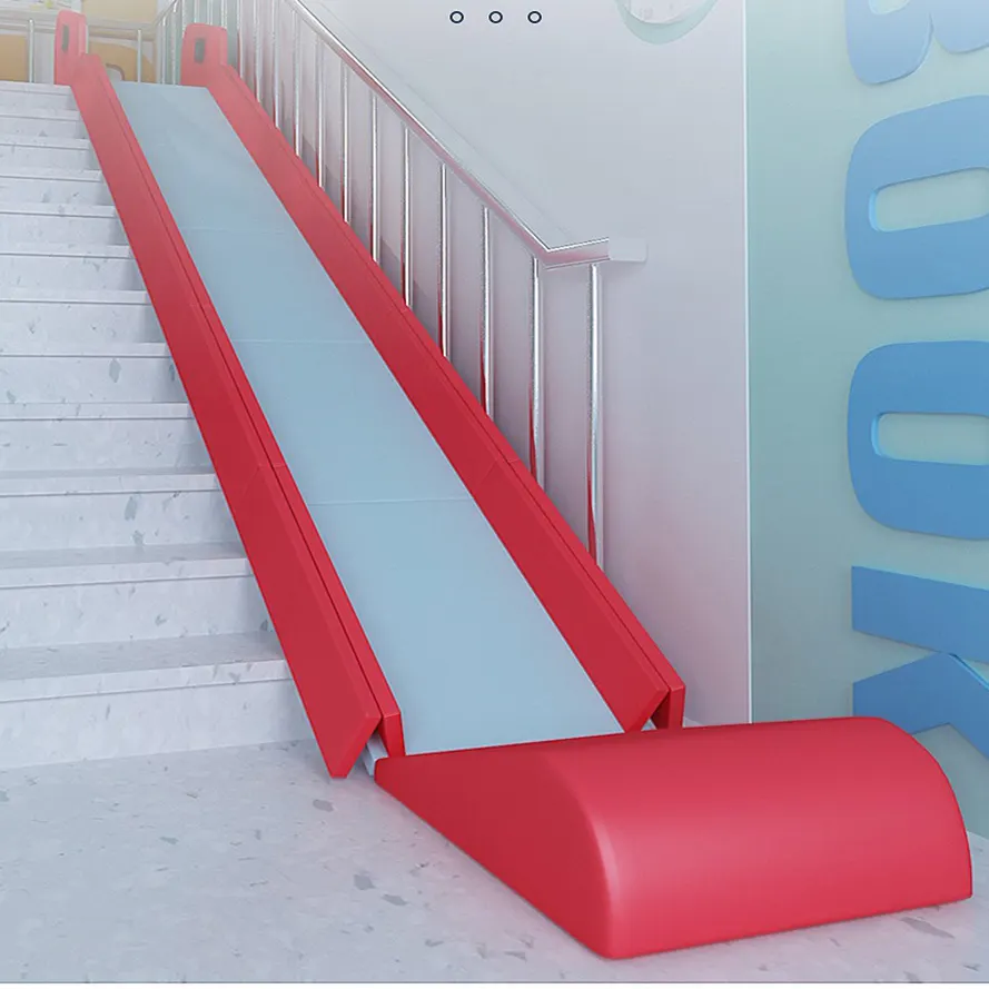 बच्चों के लिए Foldable मंजिल सीढ़ी स्लाइड, बंधनेवाला सीढ़ियों पर सुरक्षित स्लाइड रास्ता हस्तनिर्मित अनुकूलित एन स्लाइड