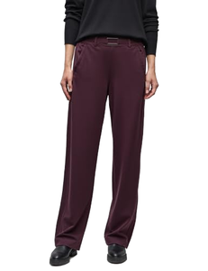 Pantalon décontracté pour femme Pointline 2026 Automne Hiver, taille haute élastique, en coton, coupe large et droite, ODM - Product Image 1