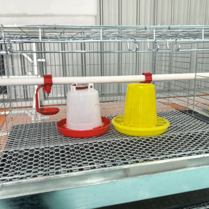 Jaula de Cría Tipo H de 4 Niveles, Jaulas para Pollitos Galvanizadas en Caliente, para Avicultura y Cría en Granjas - Product Image 3
