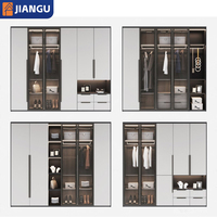 Meubles de chambre à coucher modernes sur mesure, rangement, vêtements, dressing, design, matériau MDF, portes coulissantes, armoires