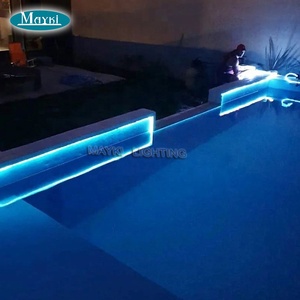 Ngoài trời hồ bơi sợi quang chu vi ánh sáng với IP65 đèn chiếu sáng bên phát ra sợi quang đuôi u-track - Product Image 4