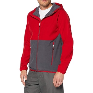 <b>Men's</b> Black Hooded Fleece <b>Jacket</b> <b>Half</b> <b>Zip</b> Casual Quick Dry Polyester Slim Fit Autumn Outerwear - Product Image 4