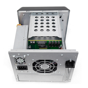 Boîtier de serveur NAS avec 4 baies Hotswap pour disques durs SATA/SAS, porte frontale et prise en charge de l'alimentation flexible - Product Image 5
