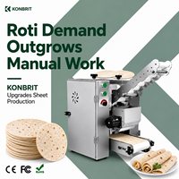Machine à faire des roti et des tortillas de qualité alimentaire avec diamètre réglable pour restaurant et usine