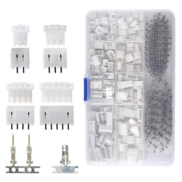 Hot Sale 560pcs 2.54mm JST-XHP 2/3/4/5 Pin Housing With 2.54mm JST XH Male/Female Pin Header Dupont Wire Connector Kit