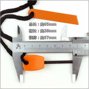 Mini barra de ferrocerio para encender fuego, 4.5 mm de diámetro, impermeable, alta tasa de encendido, para camping, supervivencia al aire libre - Product Image 2