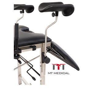 MT medico su misura ospedale in acciaio inox nero blu medico <span class=keywords><strong>ostetrico</strong></span> con letto letto chirurgico di consegna ginecologica - Product Image 5