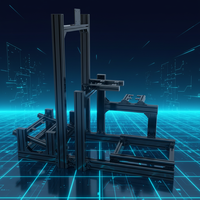 Siège de simulation de course en aluminium Motion 4080 avec support d'écran intégré, siège de jeu pour simulateur de conduite, cockpit de simulateur de course DIY