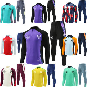 Kit seragam sepak bola klub Thailand, baju olahraga set baju sepak bola kosong kustom jersey sepak bola 2425 - Product Image 3