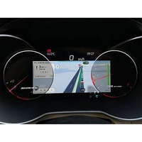 Accesorios Interiores Duraderos para Automóviles, Panel de Instrumentos Digital de 12.3 Pulgadas para Mercedes-Benz Clase C W205 GLC X253