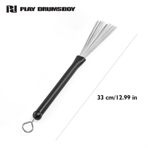 Steel Bamboo <strong>Drum</strong> Brush Set Bag <strong>Packaging</strong> Metal Drumstick Accessory <strong>Kit</strong> With <strong>Drum</strong> Shell for Percussion Instruments - Product Image 6