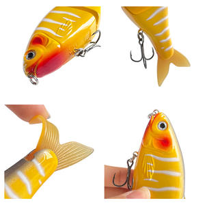 130mm 37,5G nuevo señuelo Swimbait articulado hundimiento cebo gigante <span class=keywords><strong>Balam</strong></span> señuelo de pescado para cebo grande bajo bagre señuelo duro cebo gigante - Product Image 3