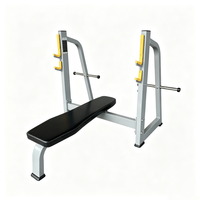 Banc de musculation commercial Olympic, machine à presser la poitrine à cadre en acier robuste, équipement d'entraînement pour studio de fitness et salle de sport, personnalisable OEM