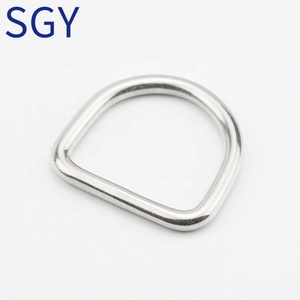 Hành <span class=keywords><strong>l</strong></span>ý túi phụ kiện cao đánh bóng bạc 316 thép không gỉ Hàn D Vòng phần cứng - Product Image 6