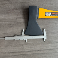 Hache Tomahawk en acier inoxydable avec manche en bois pour usage extérieur