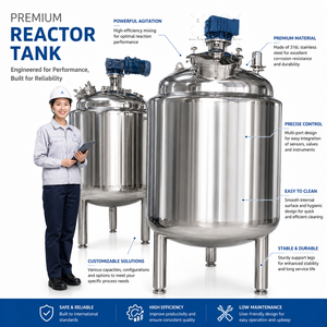 Reactor Químico de Acero Inoxidable Ace Personalizable de 20L para Tratamiento de Agua y Destilación - Product Image 5