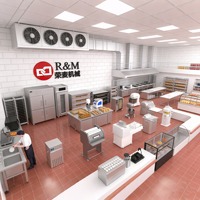 Bakkerij complete ketenapparatuur, metrobrood bakkerij apparatuur leveranciers voor koekjes, cake en gebak gereedschap en machines
